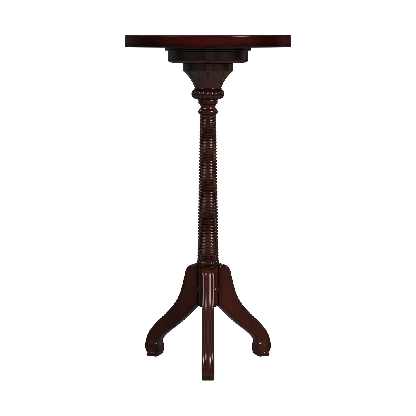 Butler Specialty Company, Florence Pedestal Accent Table, Cherry Brown