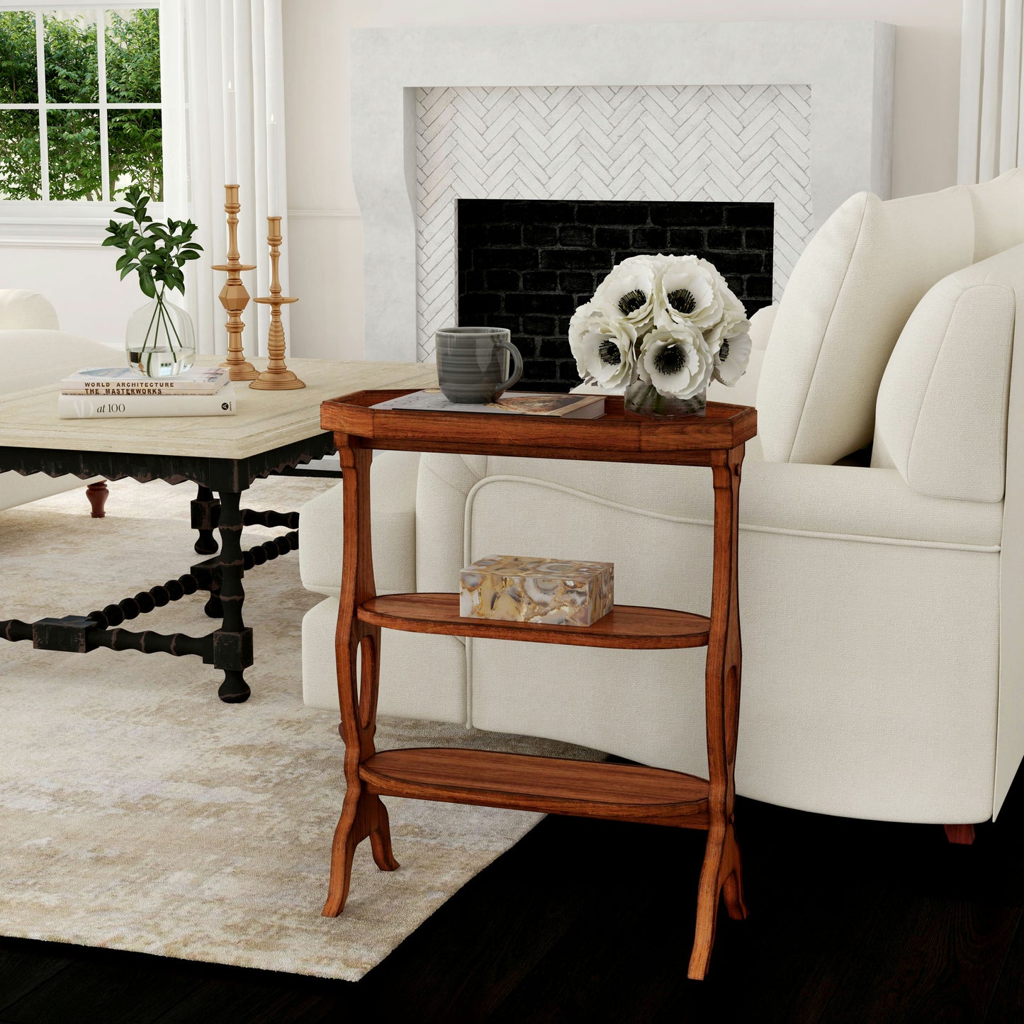 Butler Specialty Company, Hadley Side Table, Medium Brown