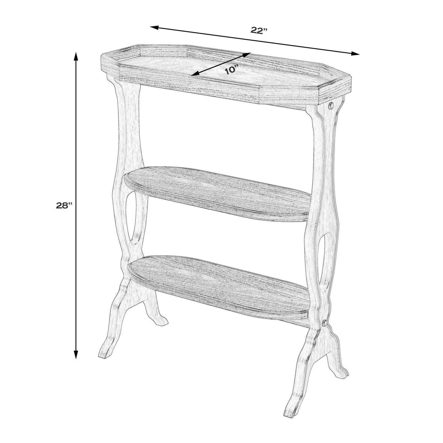 Butler Specialty Company, Hadley Side Table, Gray