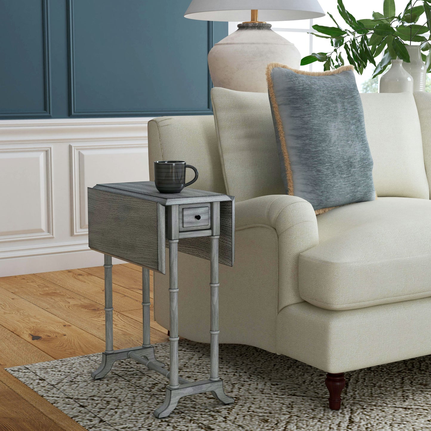 Butler Specialty Company, Darrow Drop-Leaf Side Table, Gray