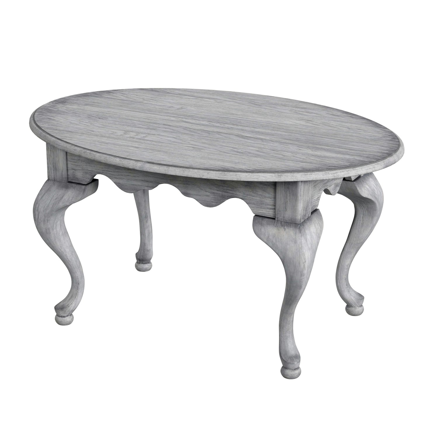 Butler Specialty Company, Grace Oval 4 Legs Coffee Table, Gray