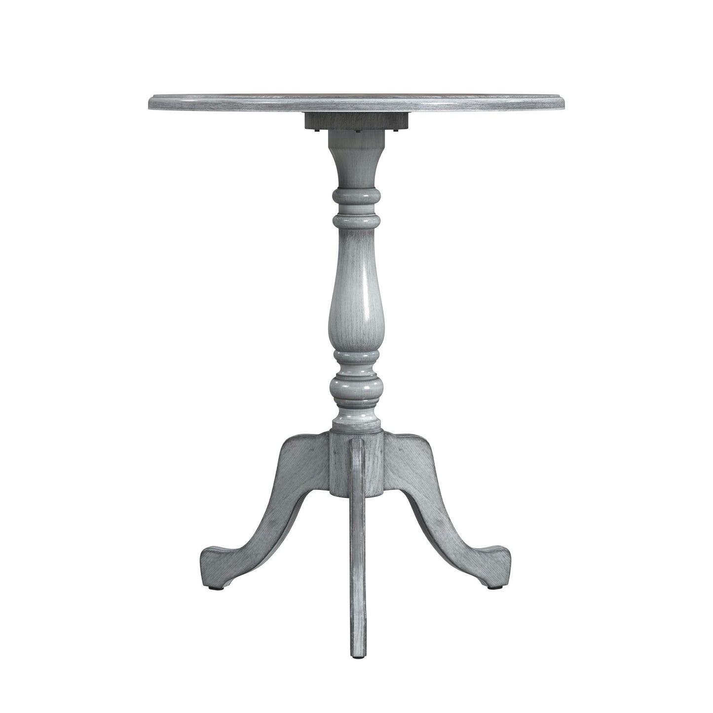 Butler Specialty Company, Colbert 22" Round Pedestal Game Table, Gray