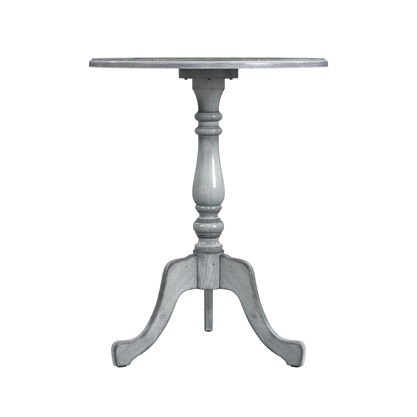 Butler Specialty Company, Colbert 22" Round Pedestal Game Table, Gray