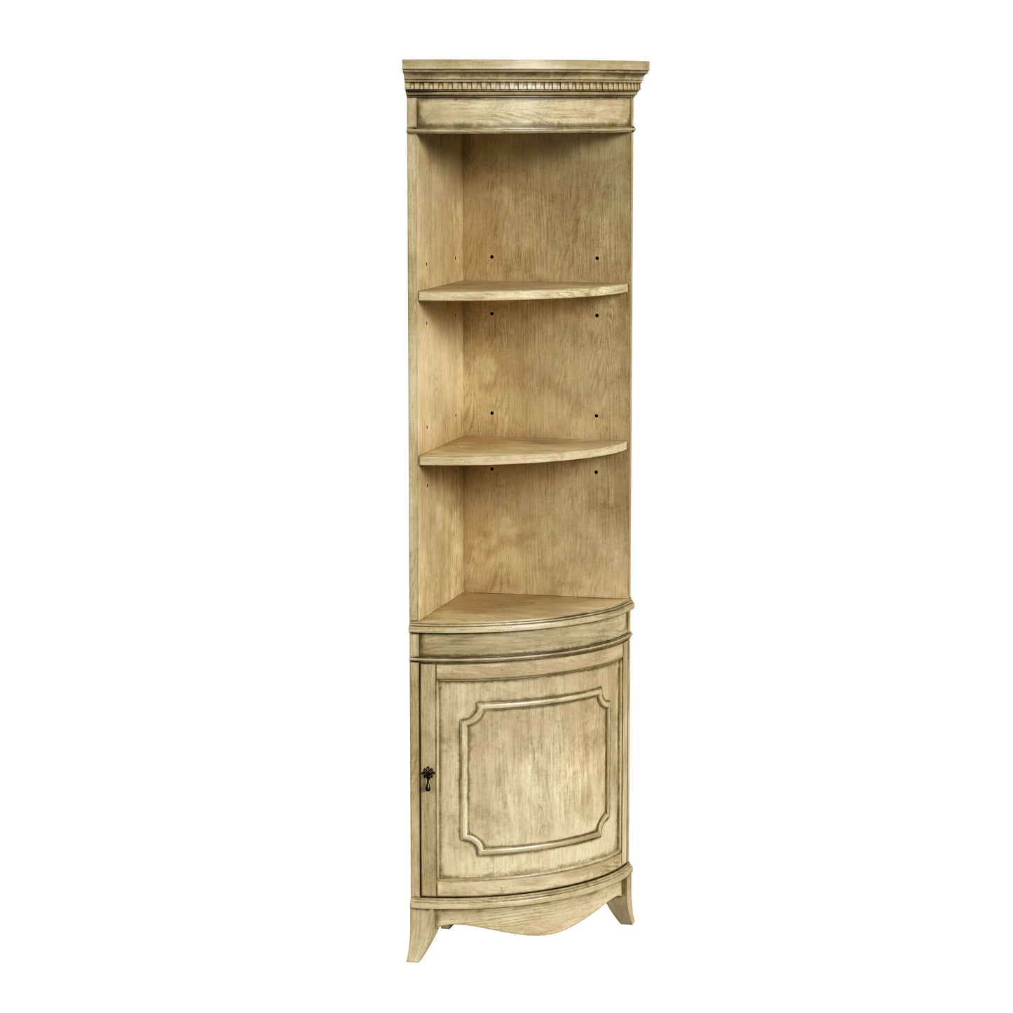 Butler Specialty Company, Dowling 1 Door Corner Cabinet, Beige