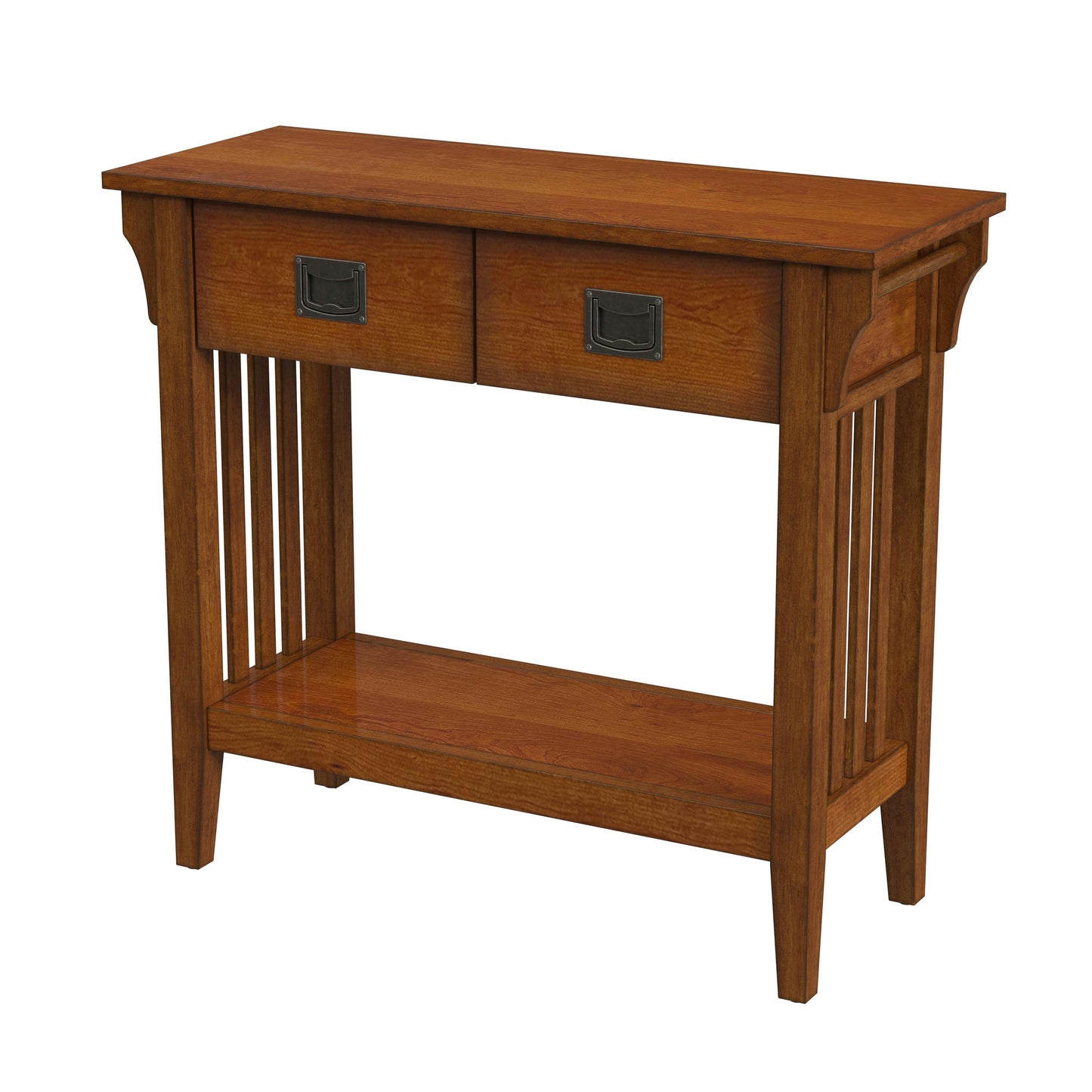 Butler Specialty Company, Larina Burl 2- Drawer Console Table, Medium Brown