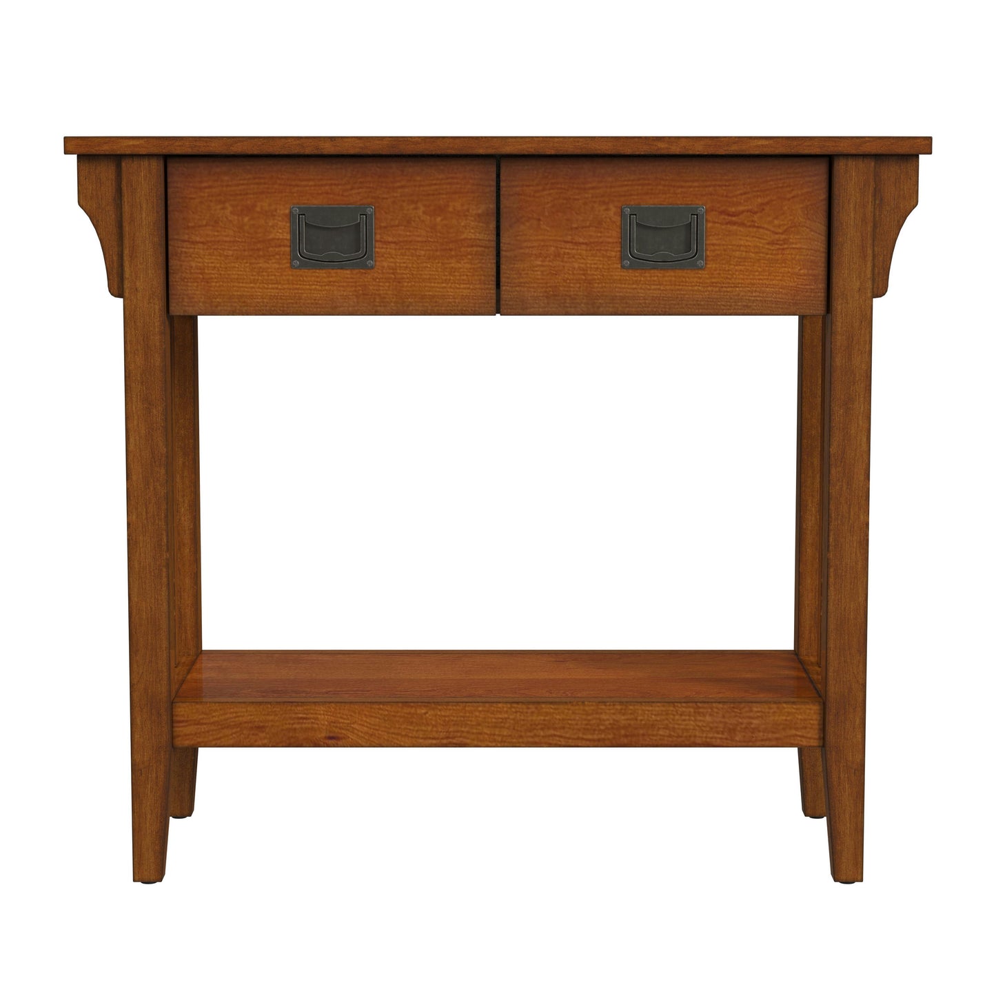 Butler Specialty Company, Larina Burl 2- Drawer Console Table, Medium Brown