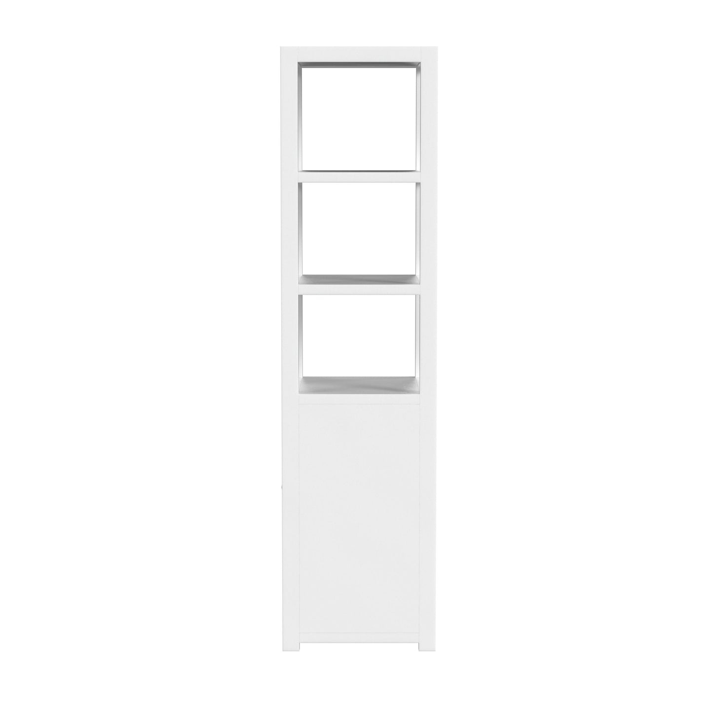 Butler Specialty Company, Lark 3- Tier 1 Door Narrow Bookcase Etagere, White