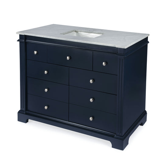 Butler Specialty Company, Harley 48" Single Bathroom Vanity Set, Navy Blue