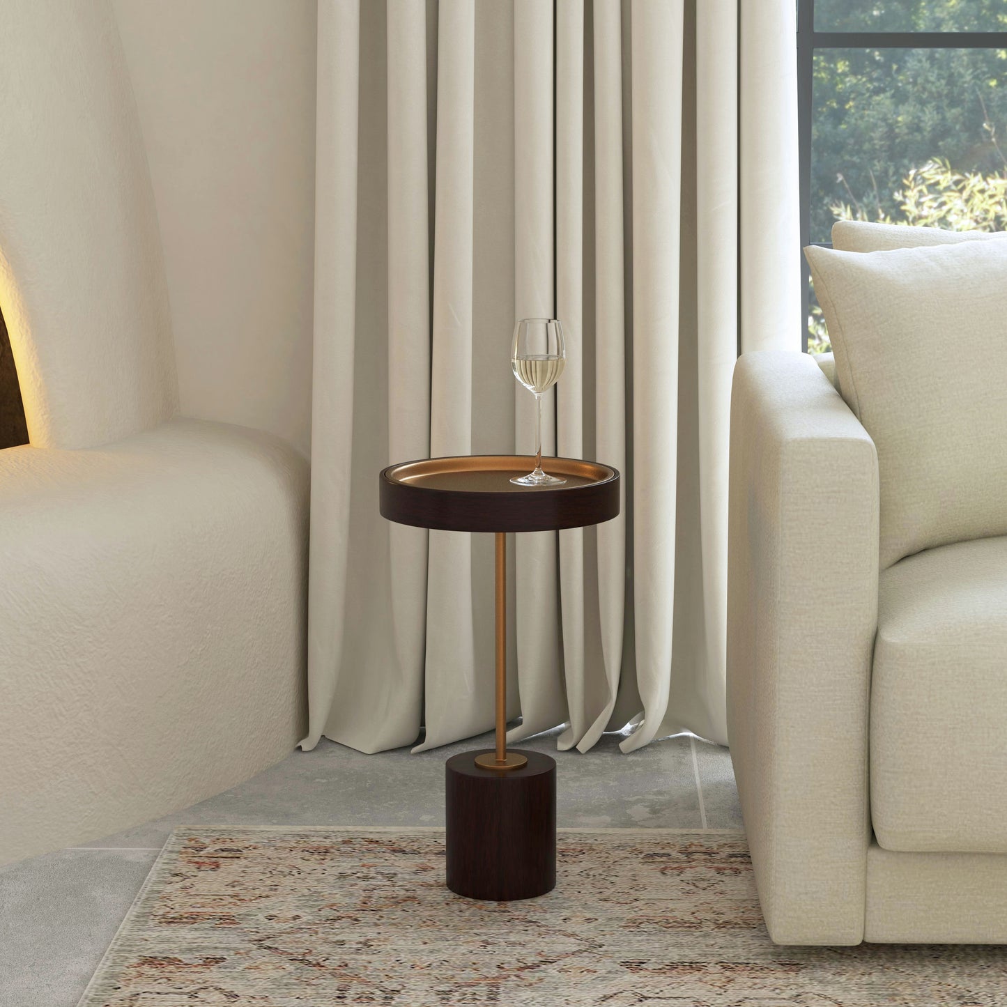 Butler Specialty Company, Shen Pedestal Accent Table, Multi
