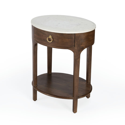 Butler Specialty Company, Ellen Marble Nightstand, Brown