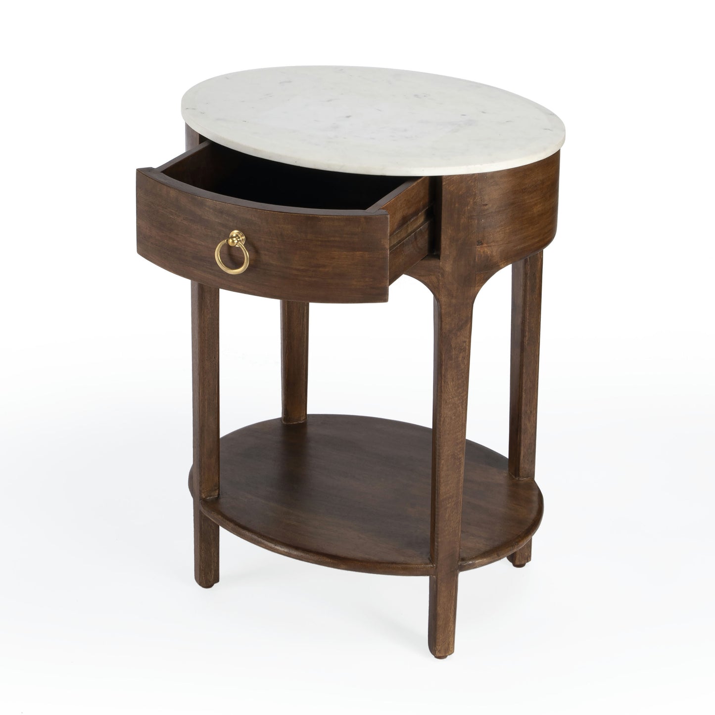 Butler Specialty Company, Ellen Marble Nightstand, Brown