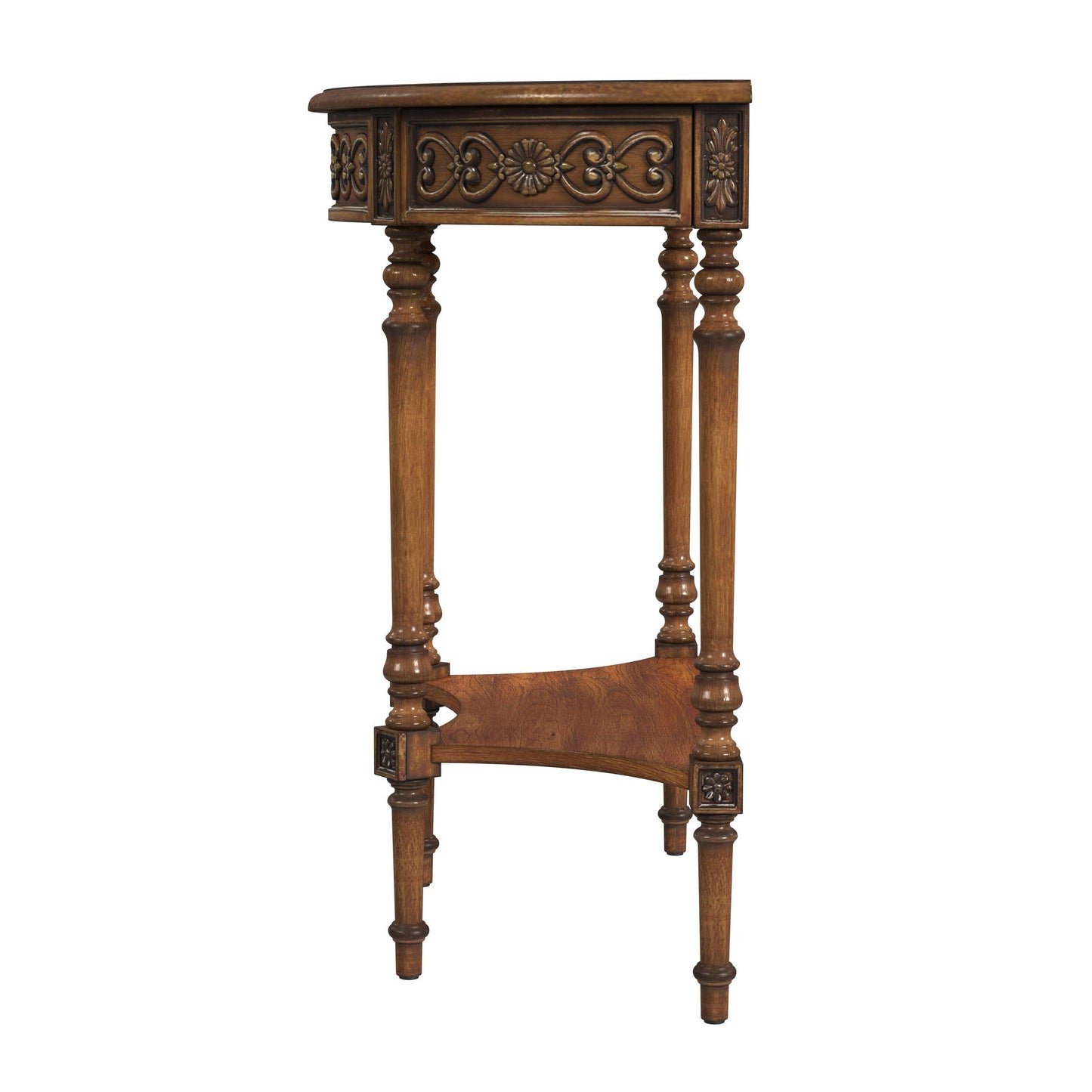 Butler Specialty Company, Danelle Demilune Console Table, Antique Cherry, Brown