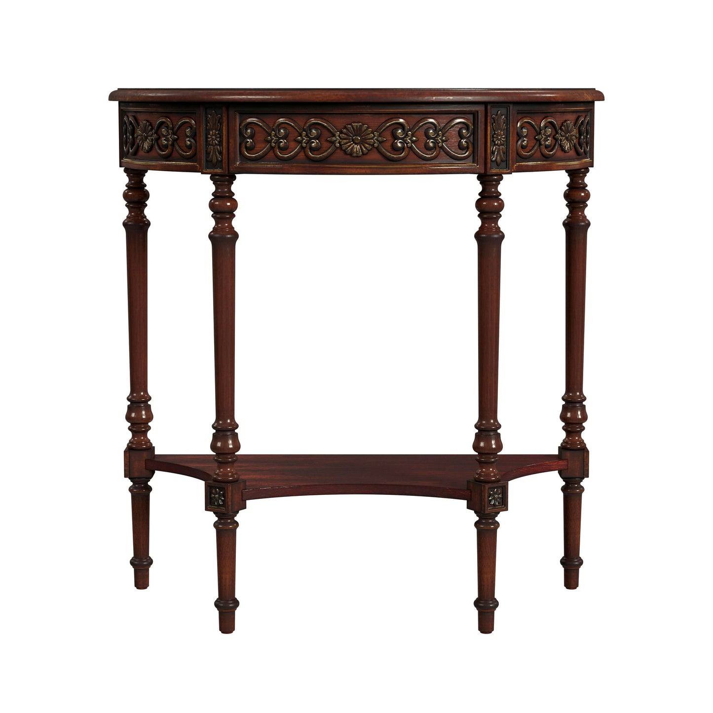 Butler Specialty Company, Danelle Demilune 30" Console Table, Brown