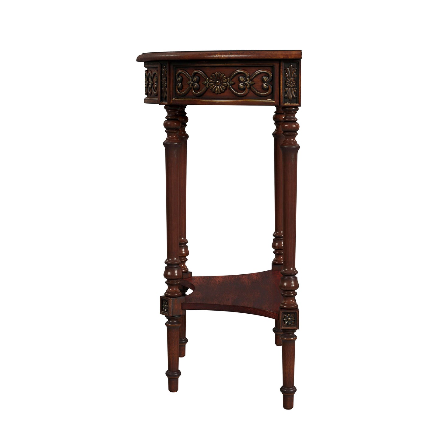 Butler Specialty Company, Danelle Demilune 30" Console Table, Brown