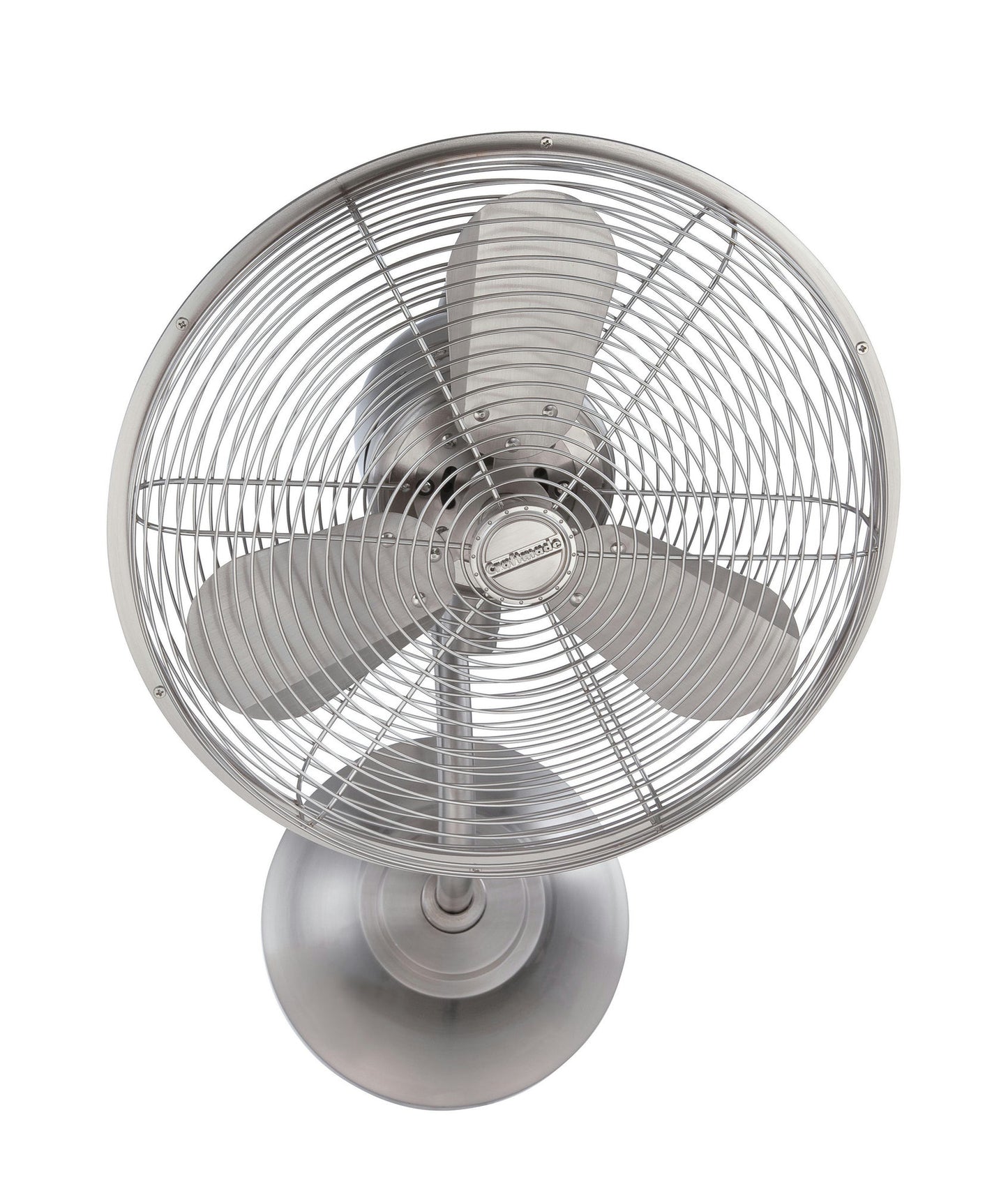 14" Bellows I Ceiling Fan in Brushed Polished Nickel