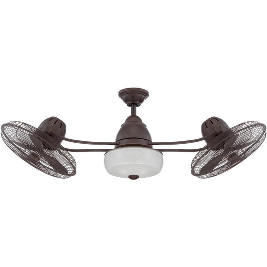 14" Bellows II Ceiling Fan in Aged Bronze Textured