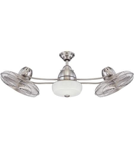 14" Bellows II Ceiling Fan in Brushed Polished Nickel