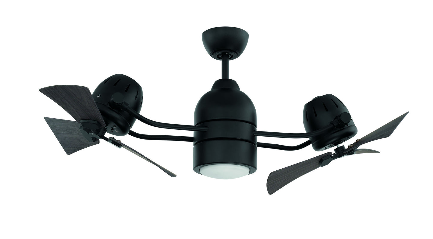 Bellows Duo 50" Fan - Flat Black