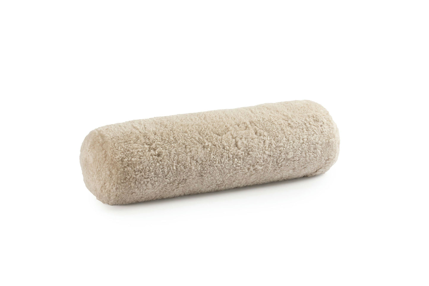 Cushion Shorn Curly Bolster Oatmeal