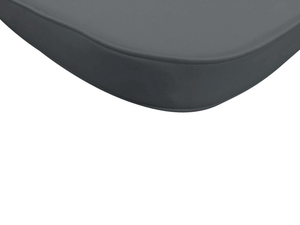 LeisureMod Modern Dark Gray Dining Chair Cushion Pads