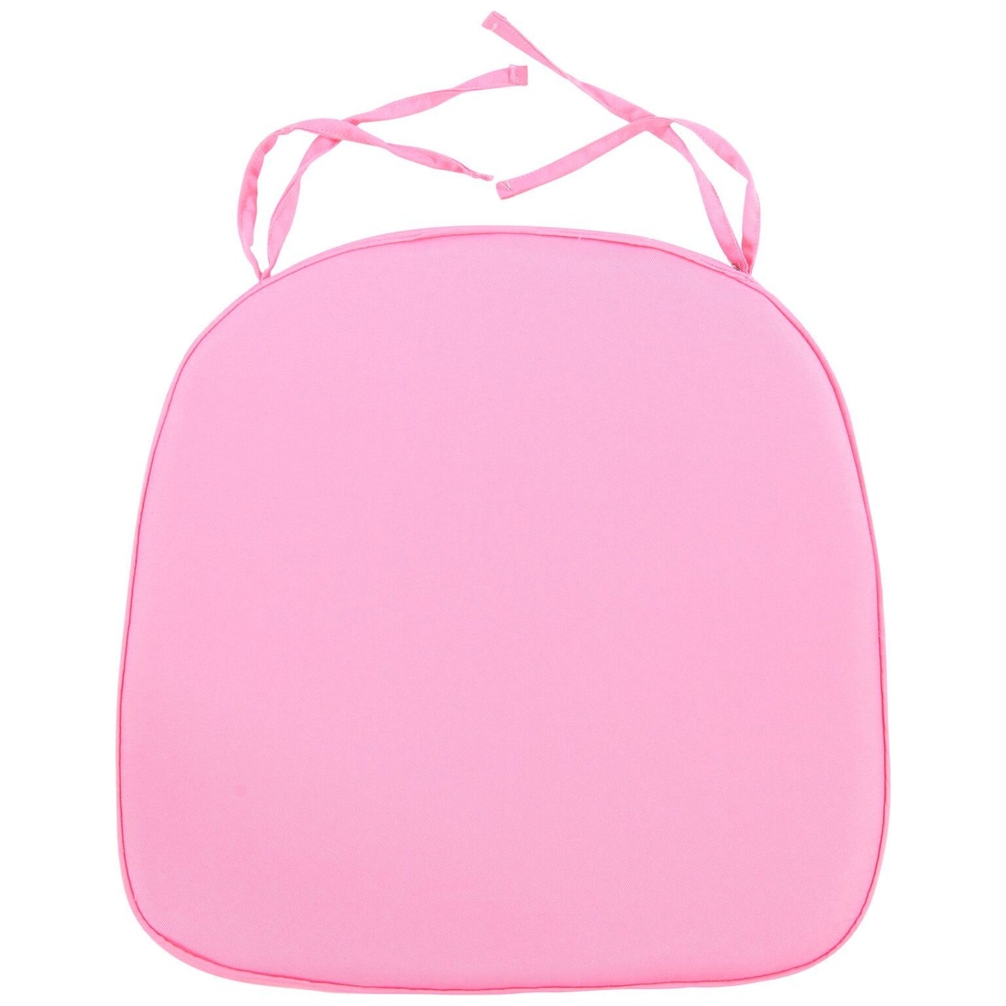 LeisureMod Modern Pink Dining Chair Cushion Pads