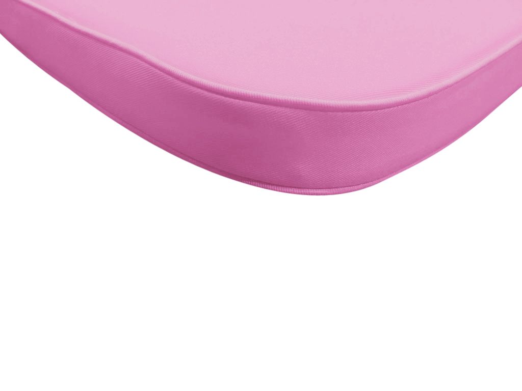 LeisureMod Modern Pink Dining Chair Cushion Pads