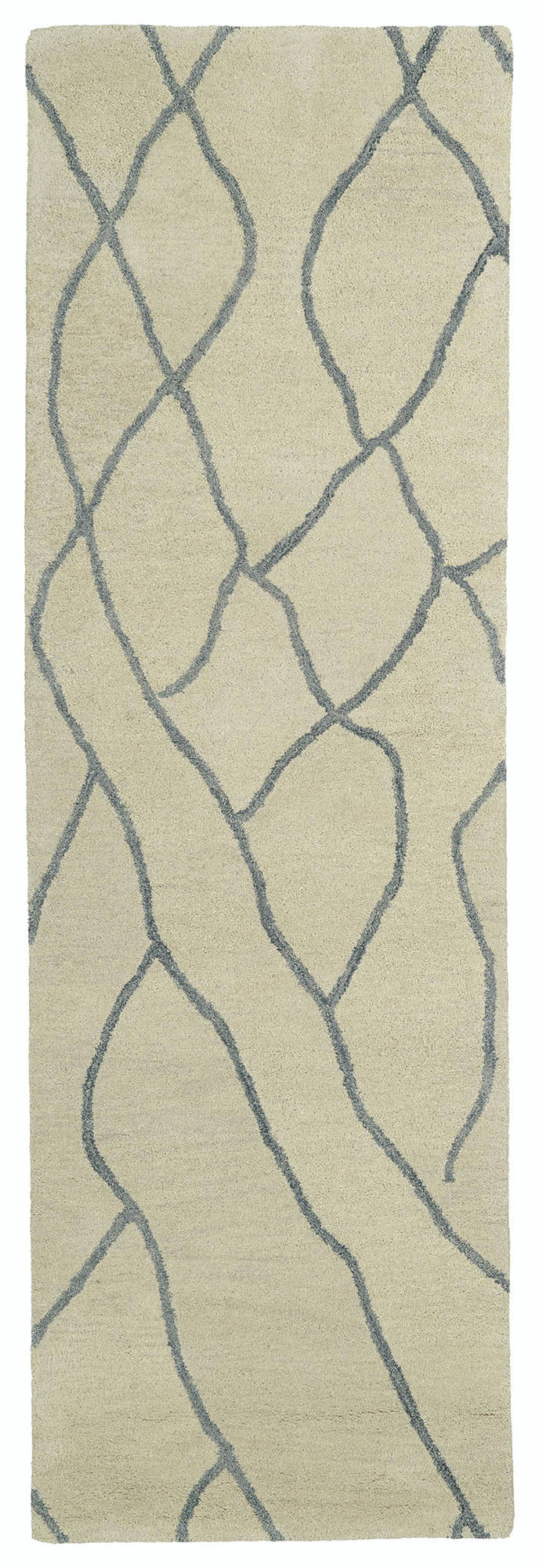 Kaleen Casablanca Collection Light Ivory Throw Rug 2' x 3'