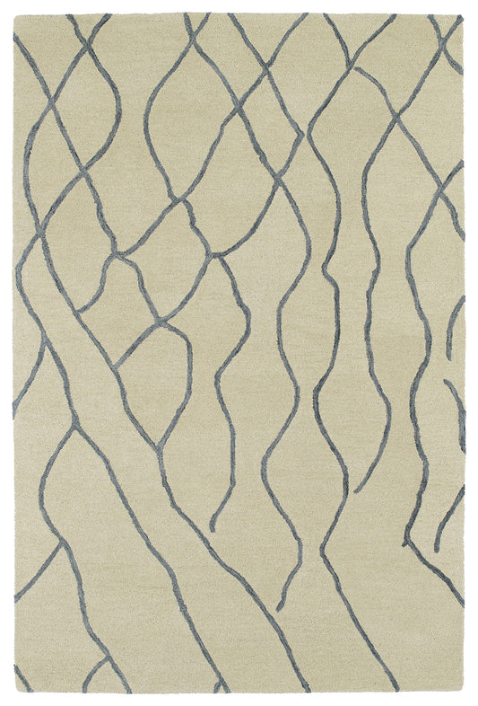 Kaleen Casablanca Collection Light Ivory Area Rug 5' x 8'