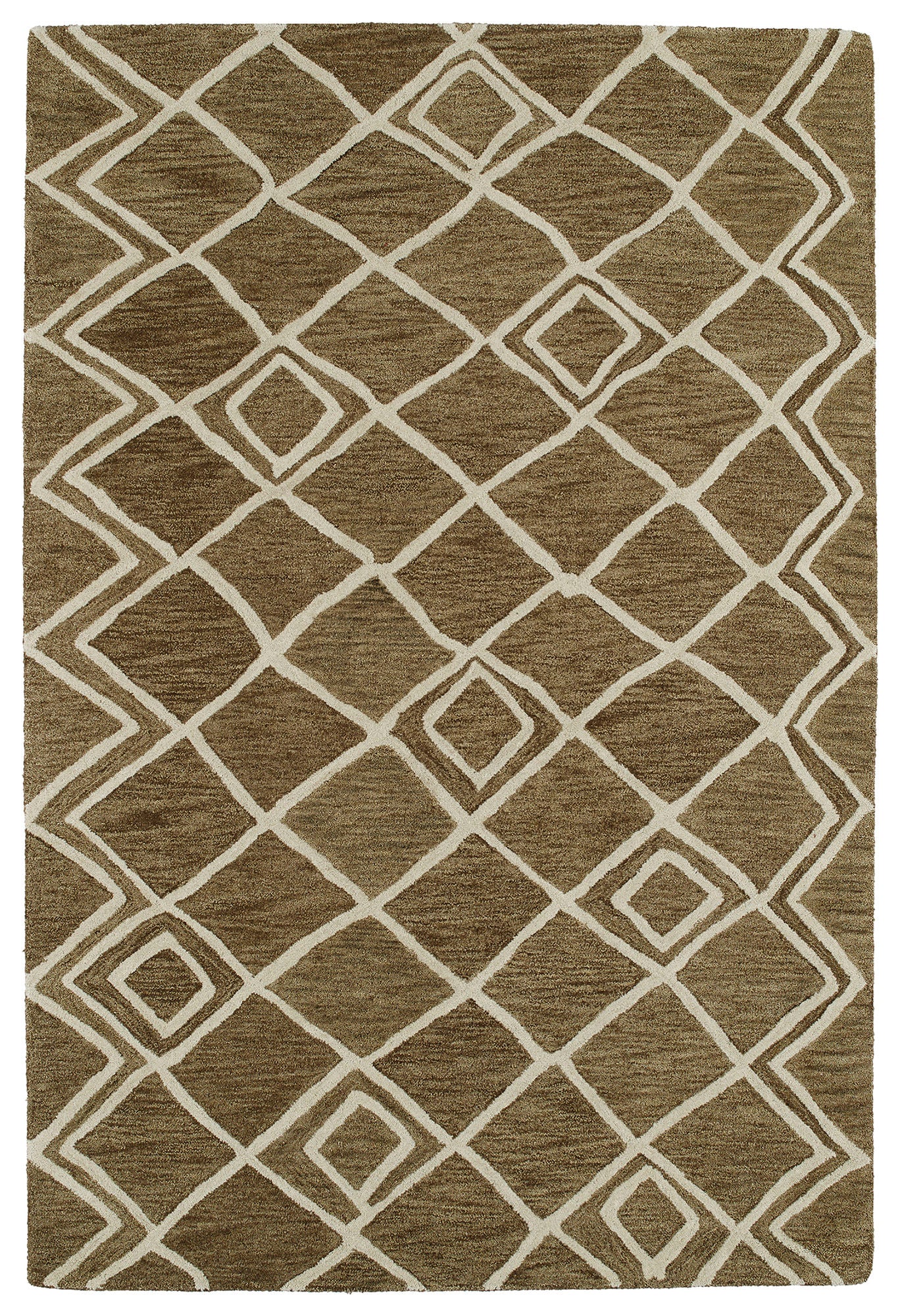 Kaleen Casablanca Collection Dark Brown Area Rug 8' x 11'