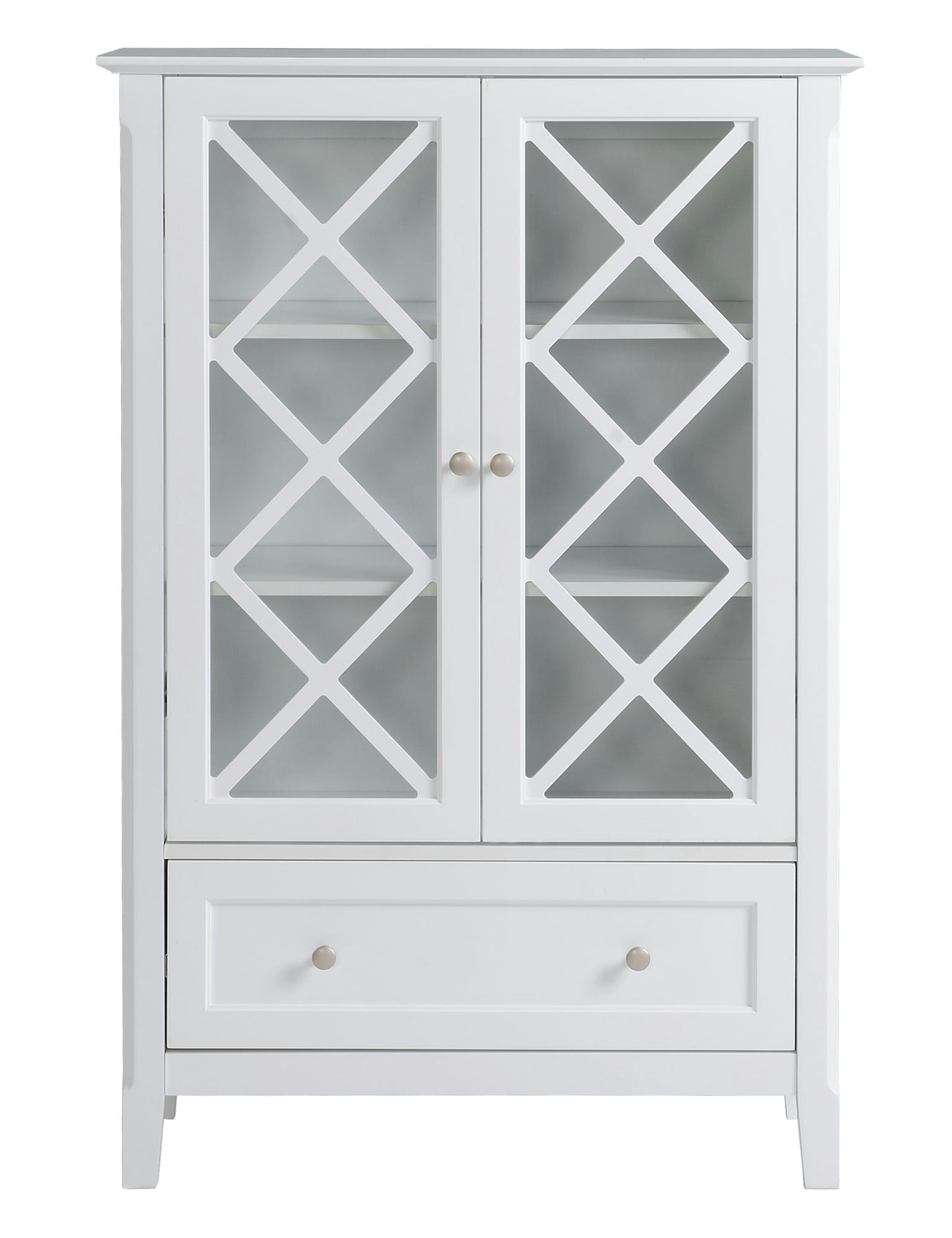 Savannah Accent Cabinet With Two Doors and Lower Drawer