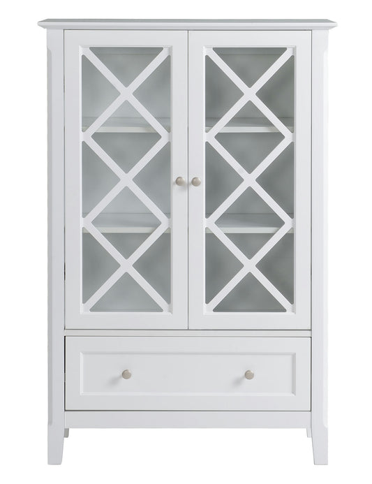 Savannah Accent Cabinet With Two Doors and Lower Drawer