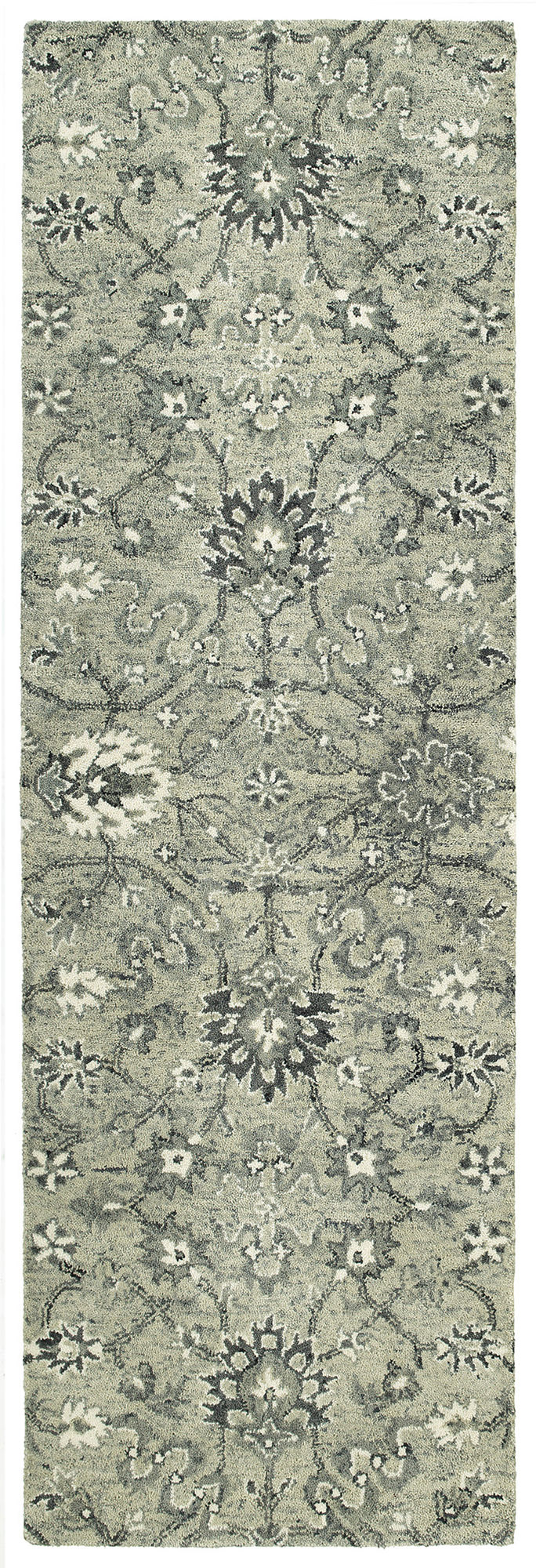 Kaleen Chancellor Collection Gray HeatherGray Throw Rug 2' x 3'