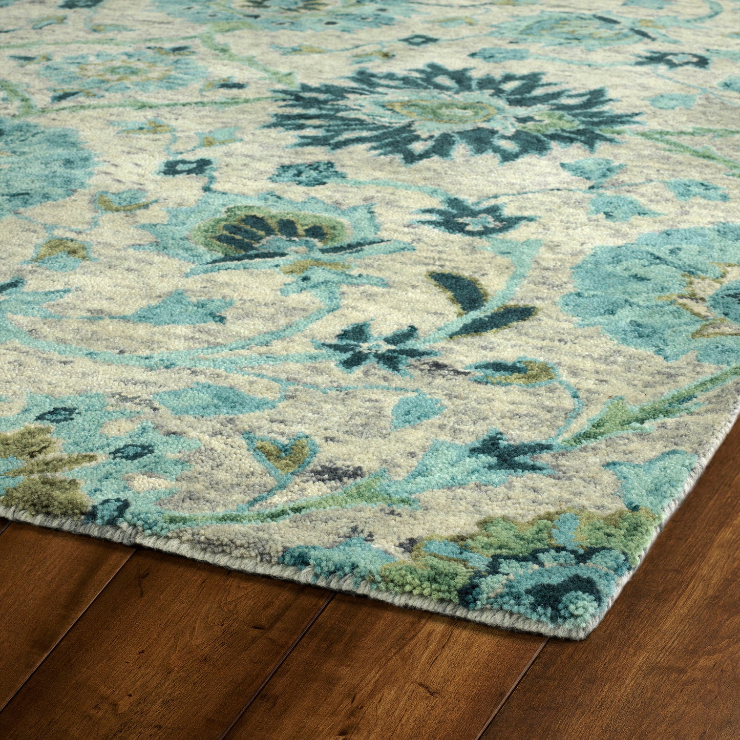 Kaleen Chancellor Collection Light Turquoise Runner 2'6" x 8'