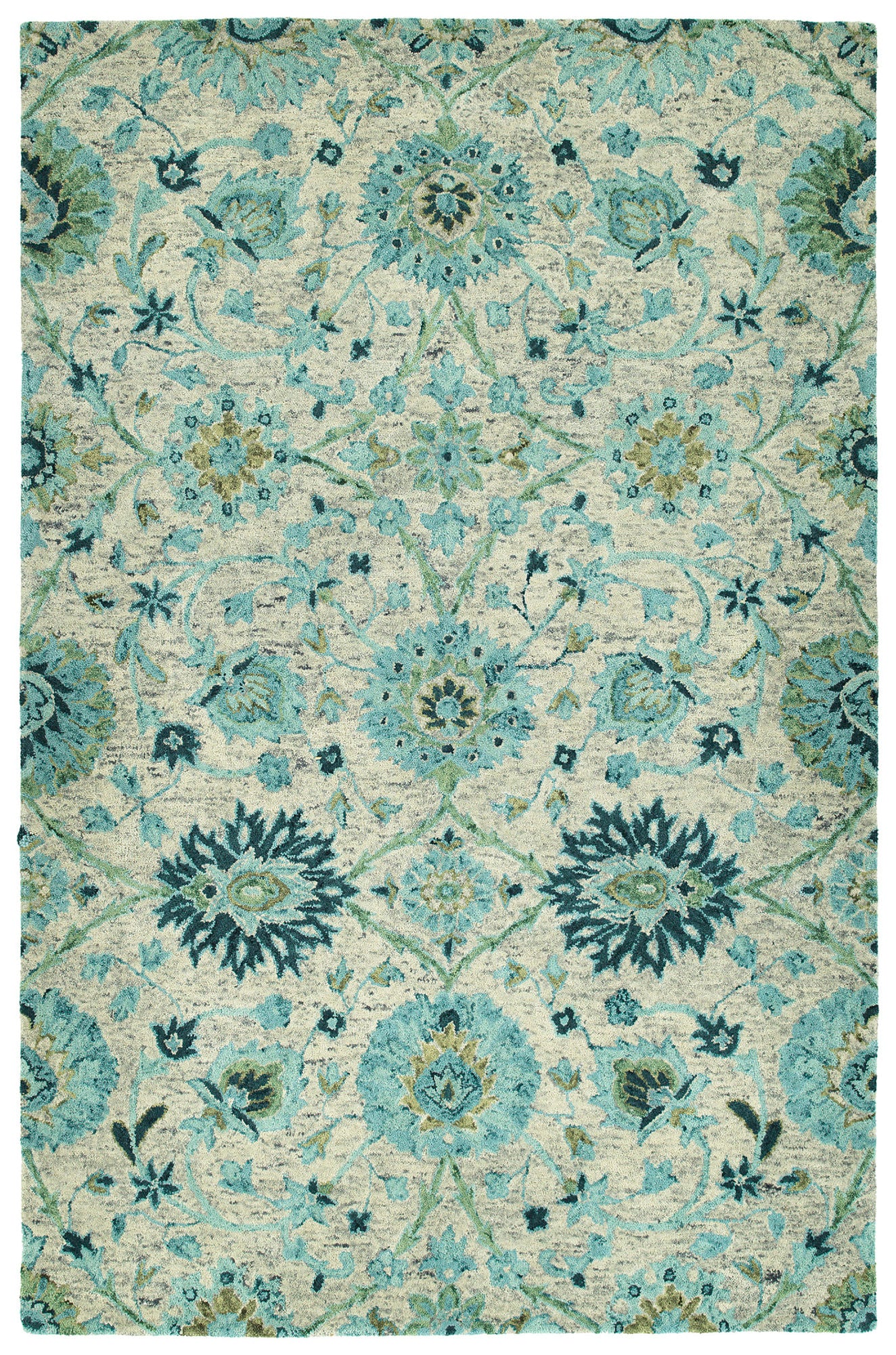 Kaleen Chancellor Collection Light Turquoise Runner 2'6" x 8'
