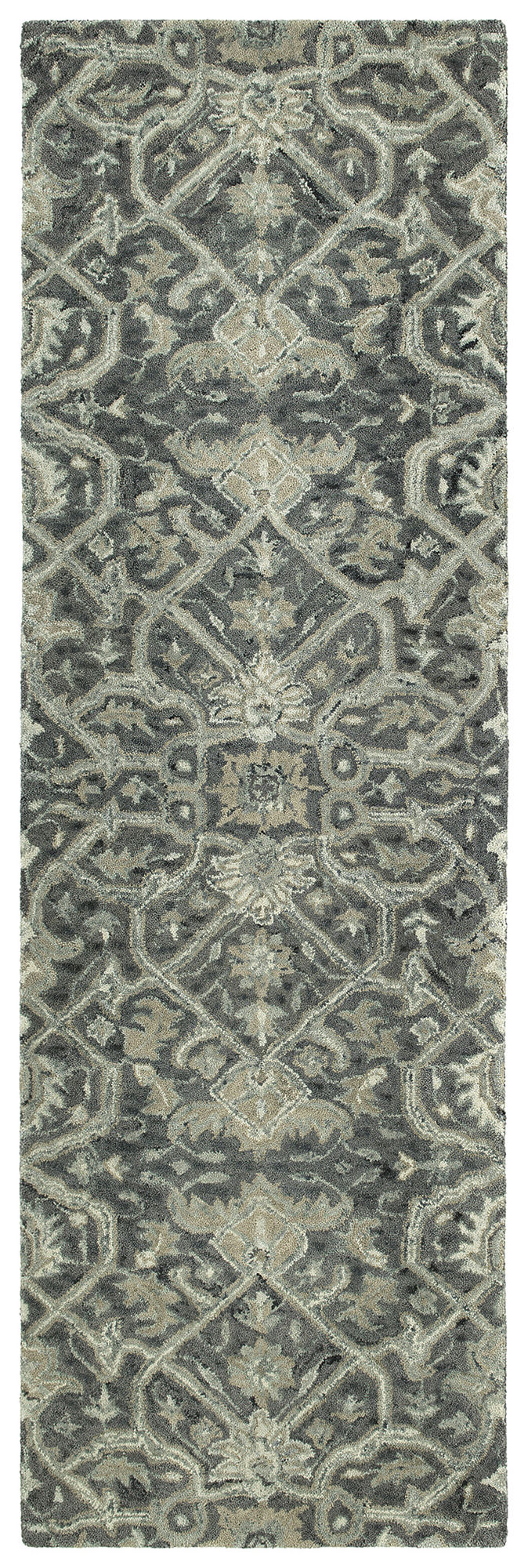 Kaleen Chancellor Collection CHA04-68 Graphite Runner 2'6" x 8'