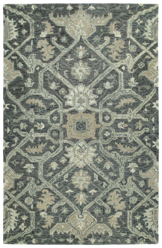 Kaleen Chancellor Collection CHA04-68 Graphite Area Rug 5' x 7'9"