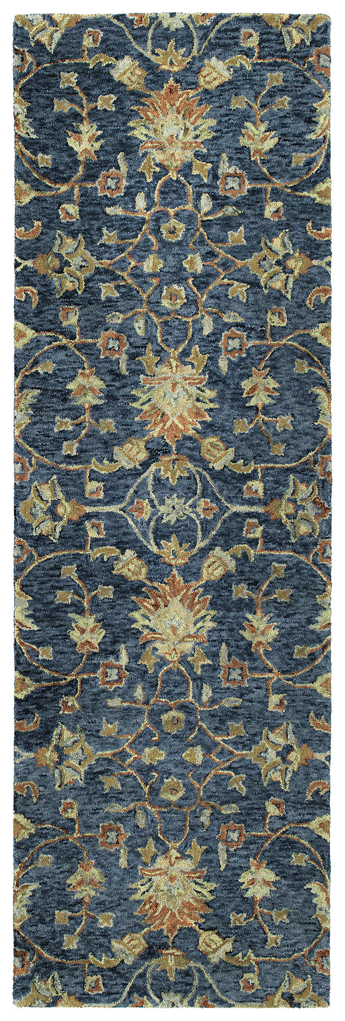 Kaleen Chancellor Collection Denim Brick Runner 2'6" x 8'