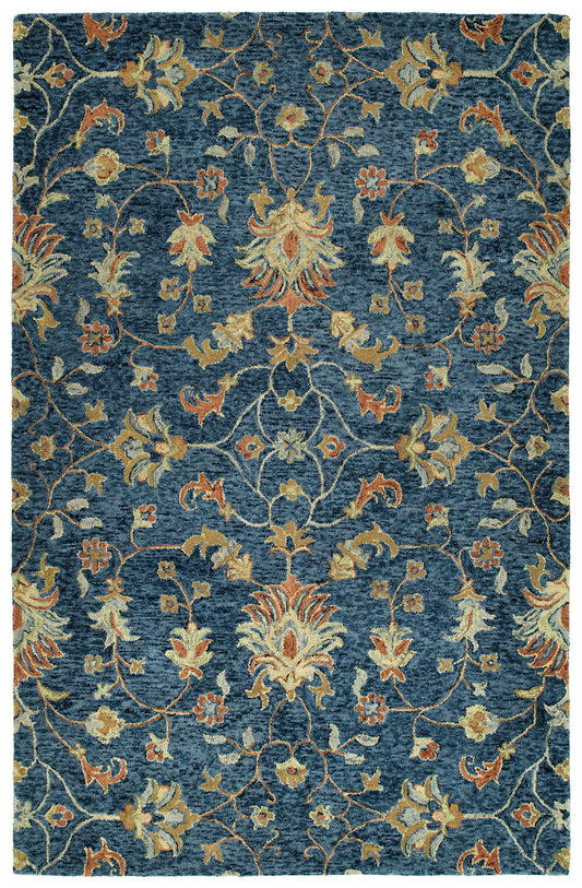 Kaleen Chancellor Collection Denim Brick Area Rug 8' x 10'