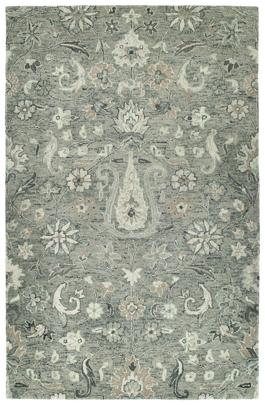 Kaleen Chancellor Collection Gray Surf Area Rug 9' x 12'