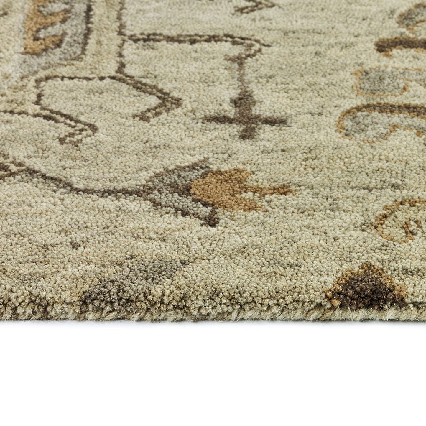 Kaleen Chancellor Collection Sand Brown Throw Rug 2' x 3'