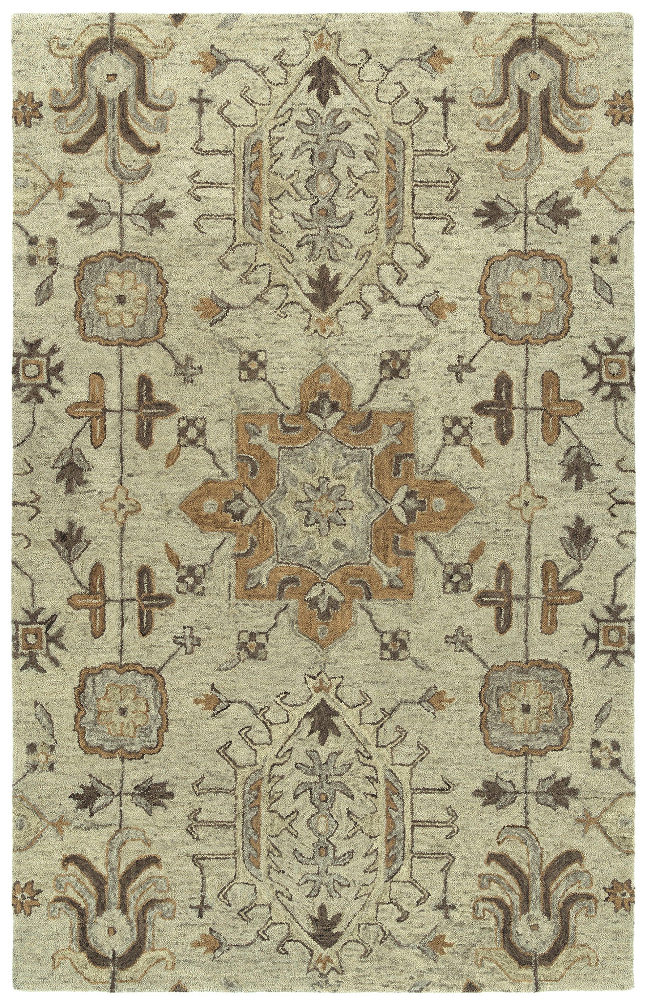 Kaleen Chancellor Collection Sand Brown Throw Rug 2' x 3'