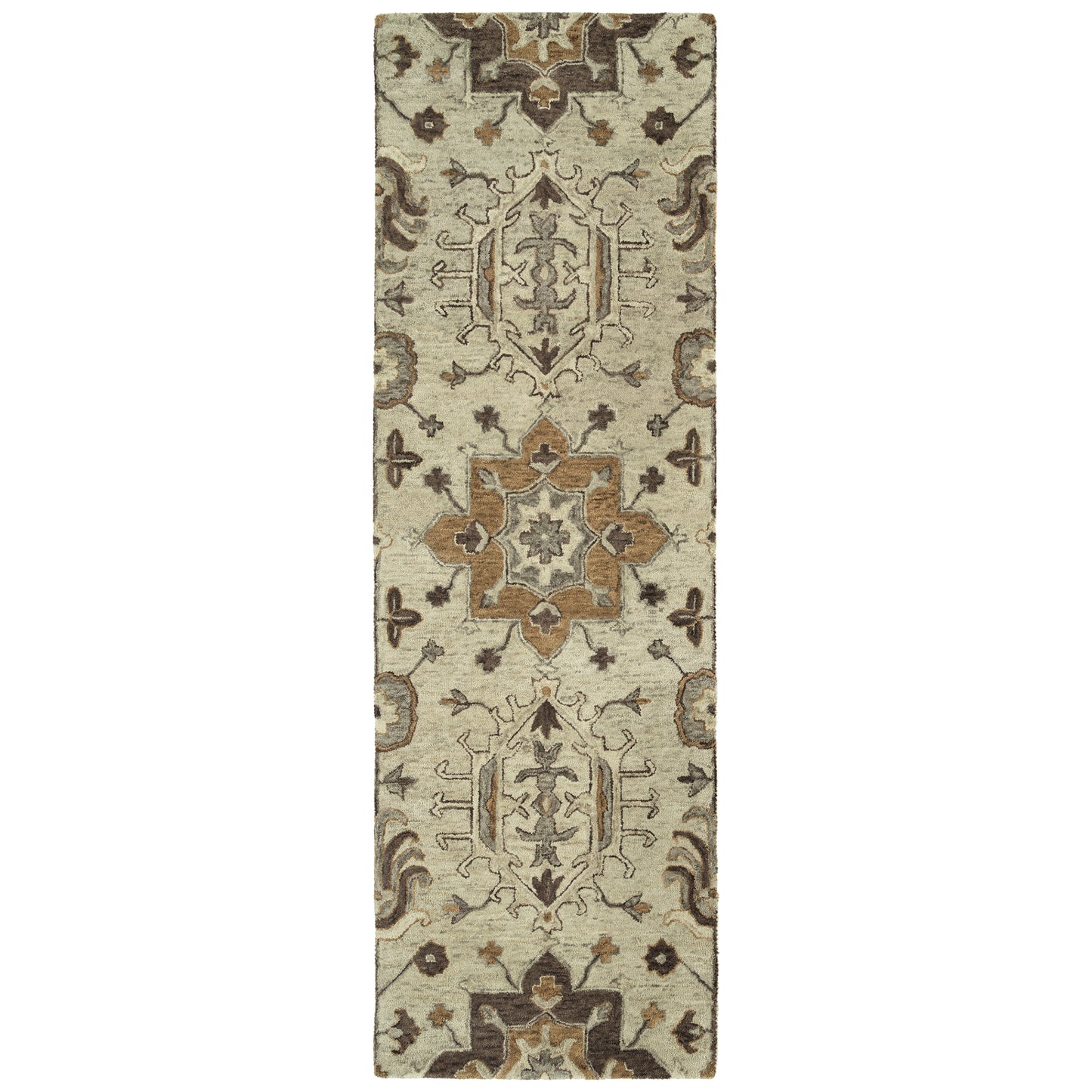 Kaleen Chancellor Collection Sand Brown Throw Rug 2' x 3'