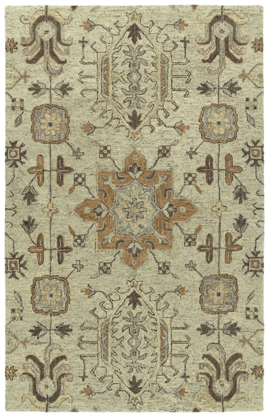 Kaleen Chancellor Collection Sand Brown Area Rug 4' x 6'