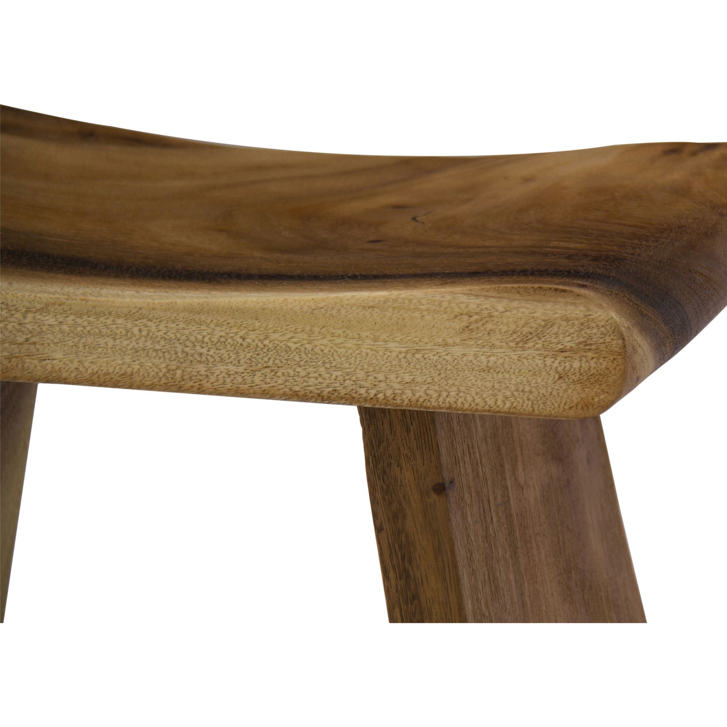 Forillon Natural Suar Wood Stool