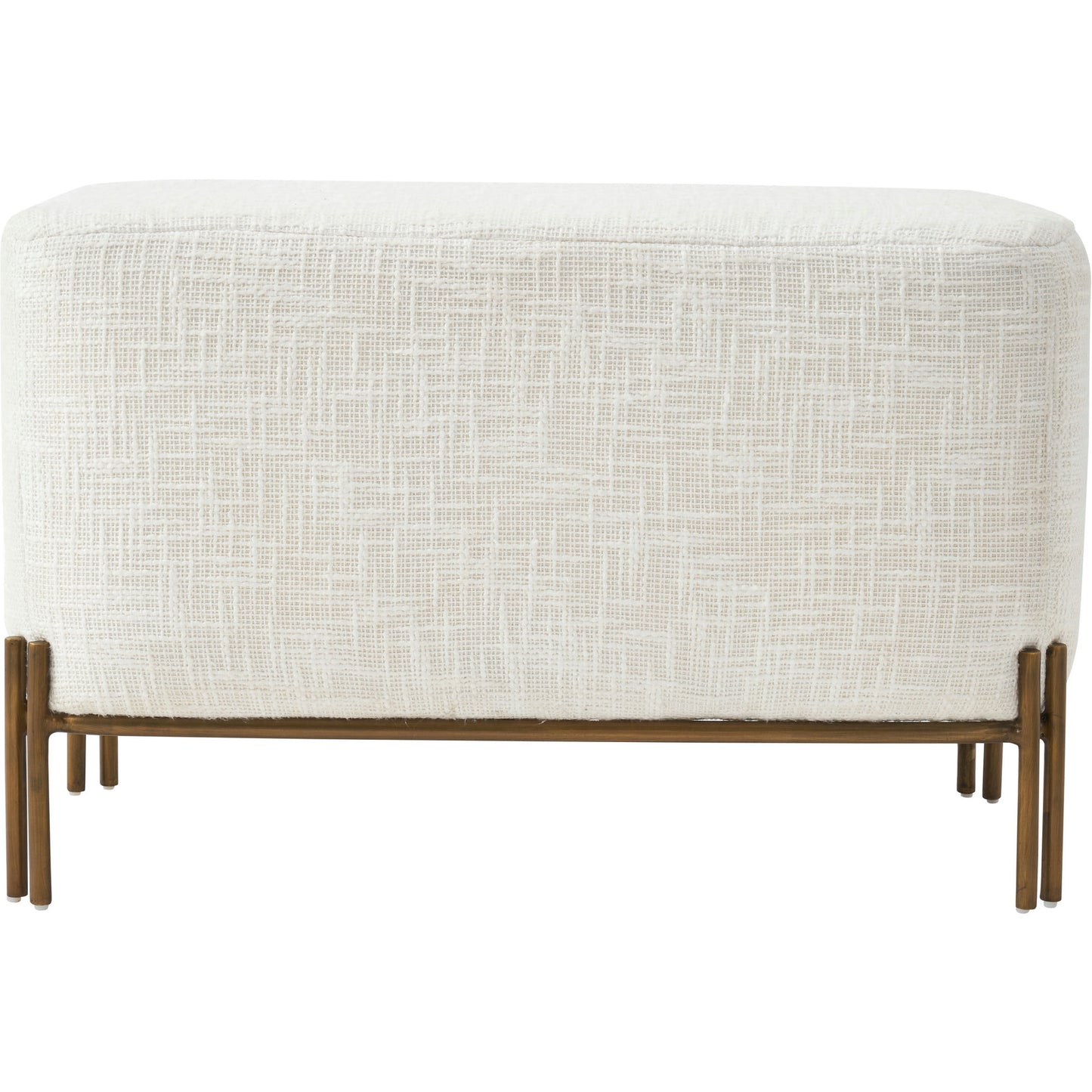 Sakura Antique Brass Iron Rectangular Bench