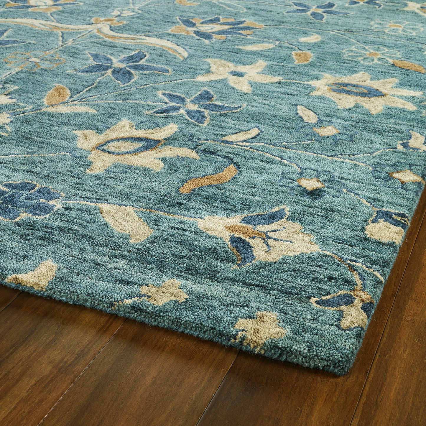 Kaleen Chancellor Collection Dark Blue Runner 2'6" x 8'