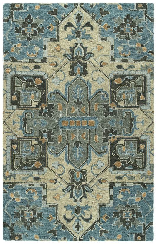 Kaleen Chancellor Collection Light Blue Area Rug 9' x 12'