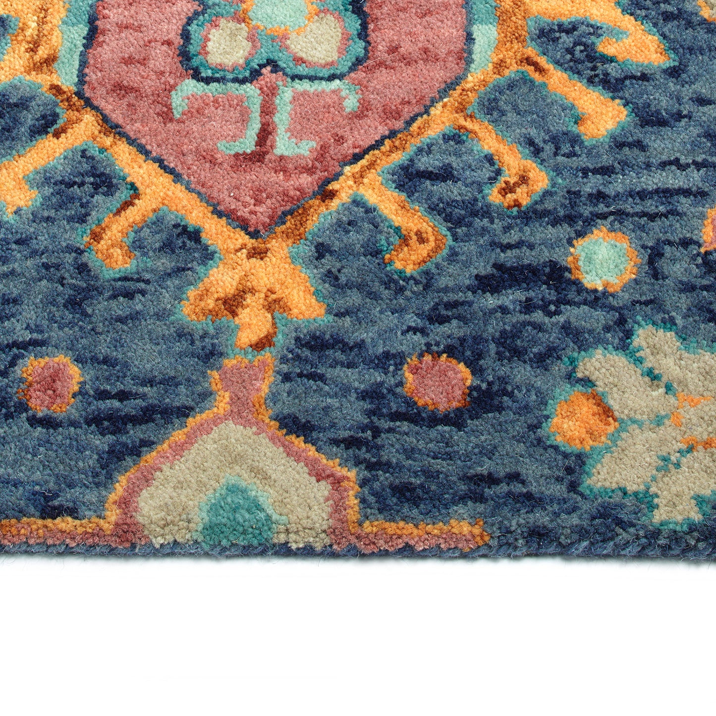 Kaleen Chancellor Collection Dark Navy Runner 2'6" x 8'