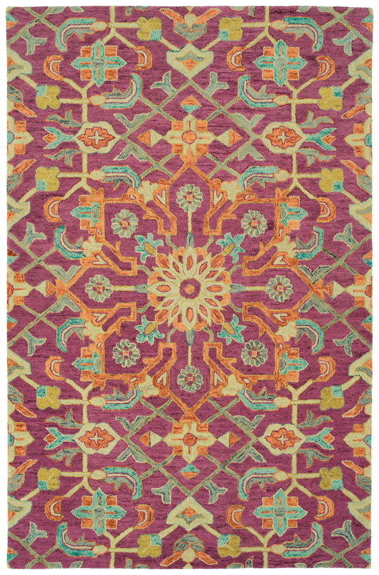 Kaleen Chancellor Collection Dark Plum Area Rug 9' x 12'
