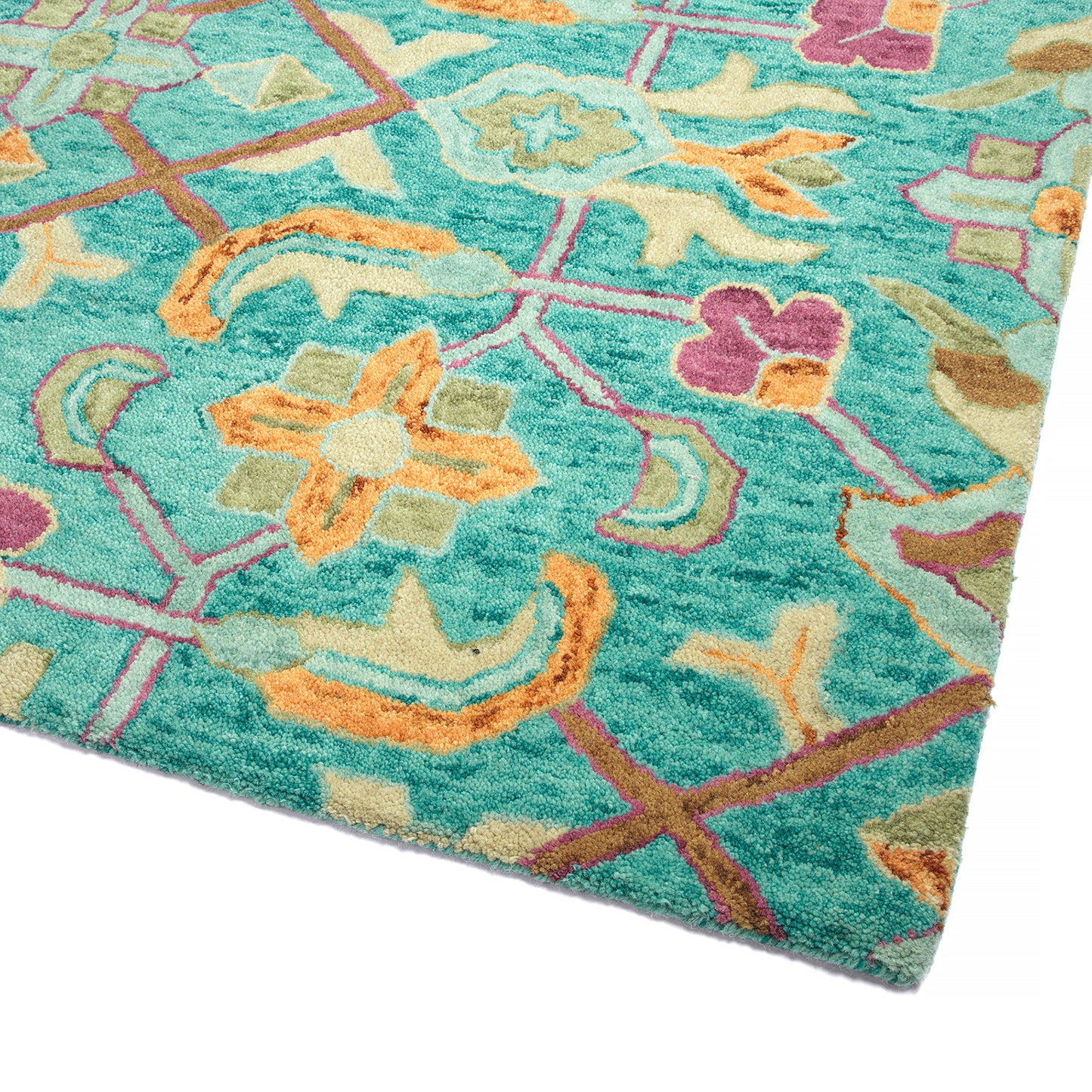 Kaleen Chancellor Collection Dark Teal Throw Rug 2' x 3'